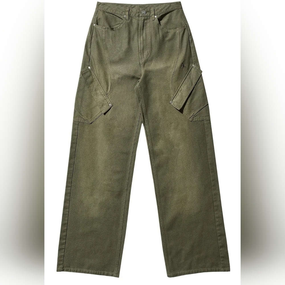 Nike Air Jordan x Travis Scott Pant Cargo Khaki Size Women 6 NWT FD9119-325